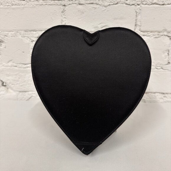 AW22 MOSCHINO Couture Jeremy Scott Black Tuxedo Groom Bow Tie Heart Shaped Bag - Picture 4 of 5